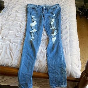 Abercrombie and Fitch Distressed Jeans